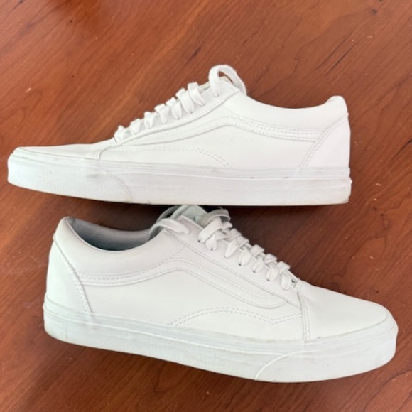 Vans Mens Sneakers (White, Size 10.5) - Picture 1 of 5